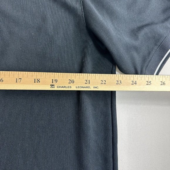 Nike Golf Polo Shirt Men's XL Black Short Sleeve Dri Fit Button Up Active - Picture 7 of 9